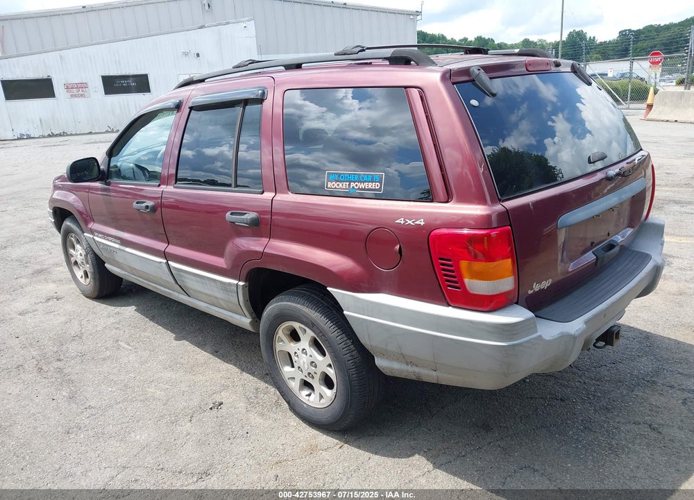 2000 JEEP GRAND CHEROKEE LAREDO VIN: 1J4GW48S0YC134456