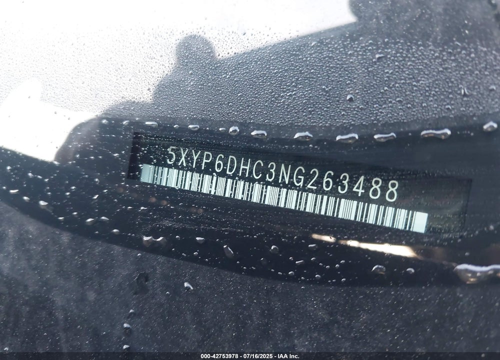 2022 KIA TELLURIDE VIN: 5XYP6DHC3NG263488