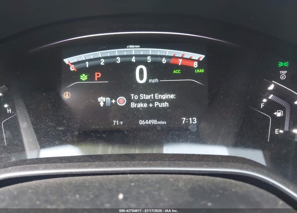 2017 HONDA CR-V VIN: 2HKRW2H52HH627735