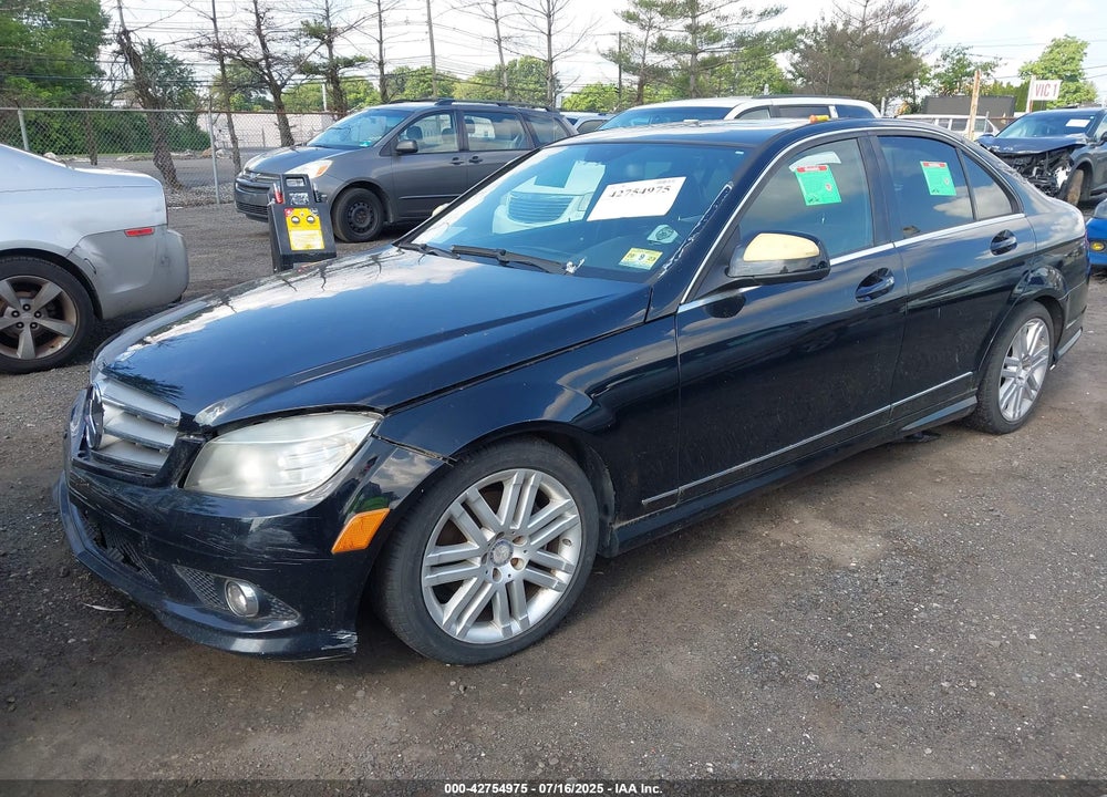 2009 MERCEDES-BENZ C CLASS VIN: WDDGF81X39R069285