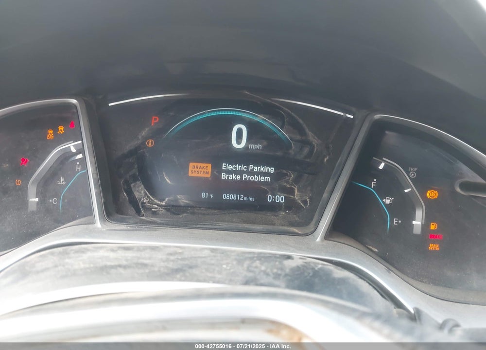 2016 HONDA CIVIC VIN: 19XFC1F30GE015608