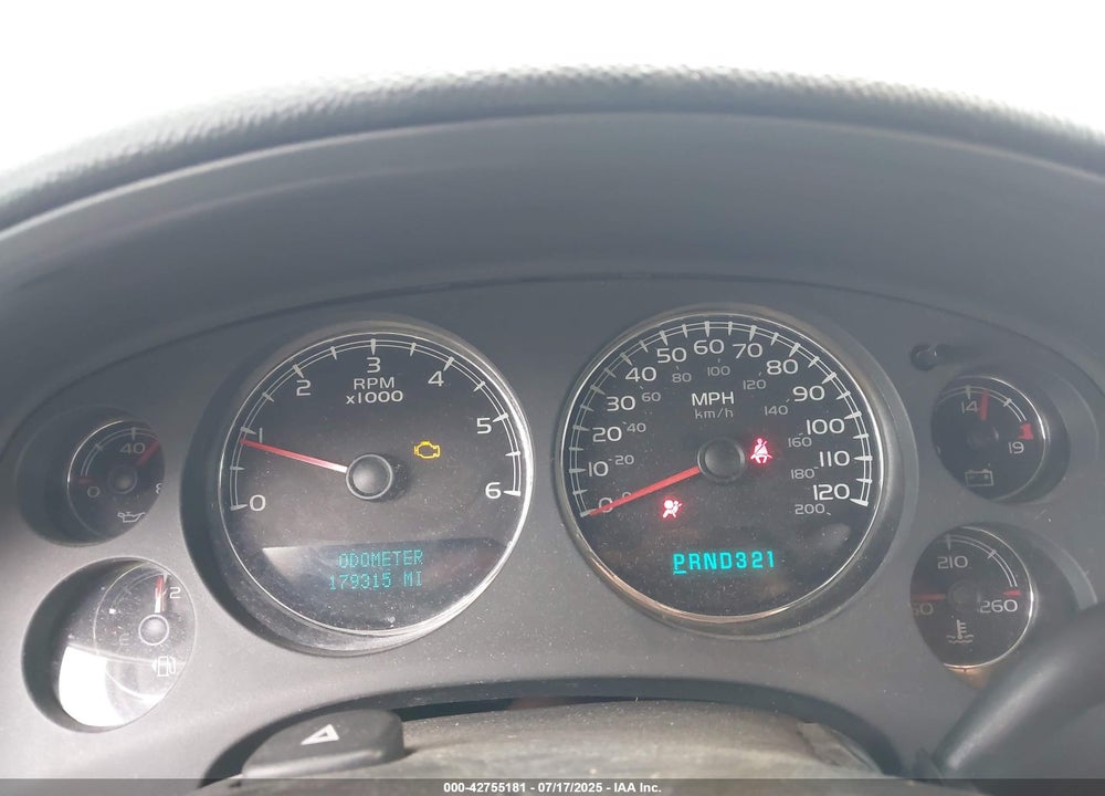 2007 CHEVROLET AVALANCHE VIN: 3GNFK12317G315081