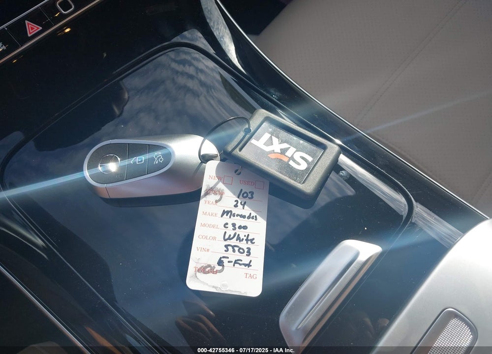 2025 MERCEDES-BENZ C CLASS VIN: W1KAF4HBXSR269353