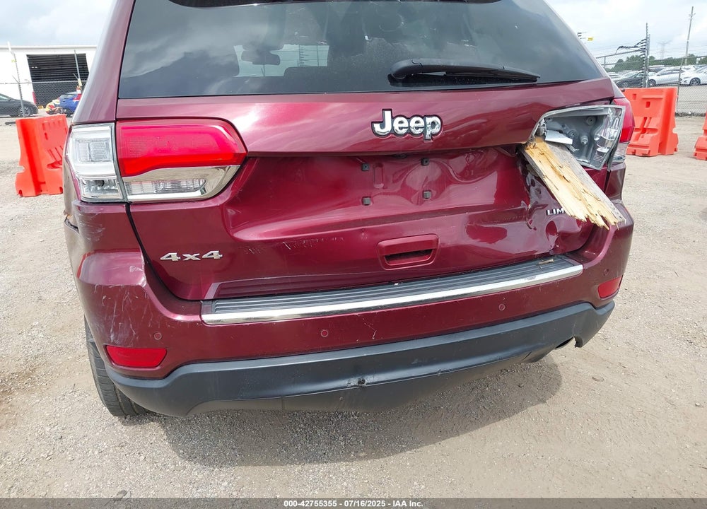 2016 JEEP GRAND CHEROKEE VIN: 1C4RJFBG8GC327174