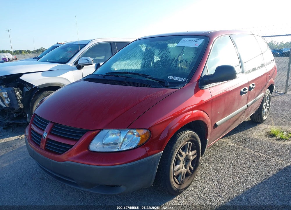 2007 DODGE CARAVAN SE VIN: 1D4GP25BX7B203639