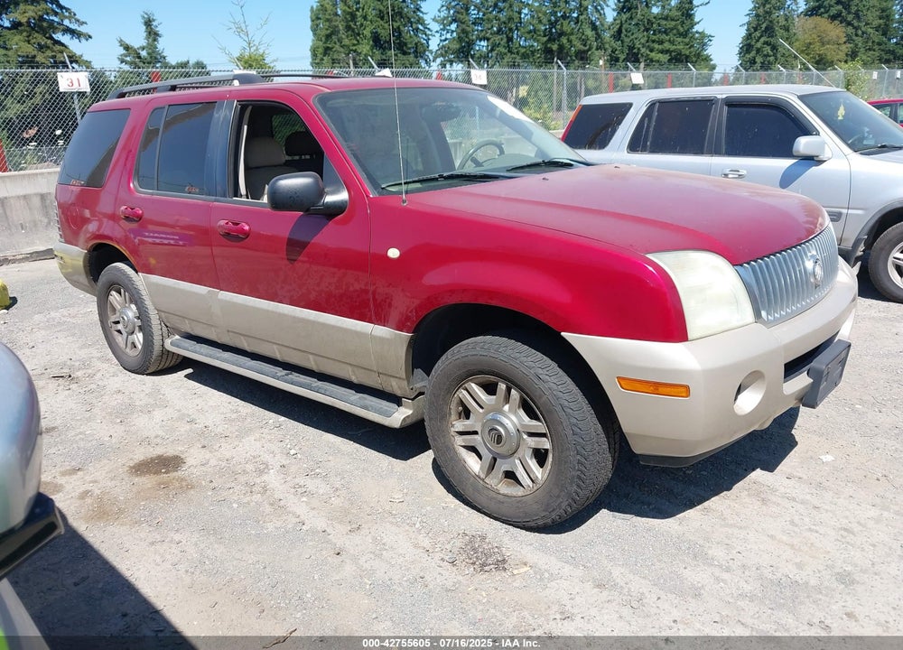 2004 MERCURY MOUNTAINEER VIN: 4M2ZU86EX4UJ19230