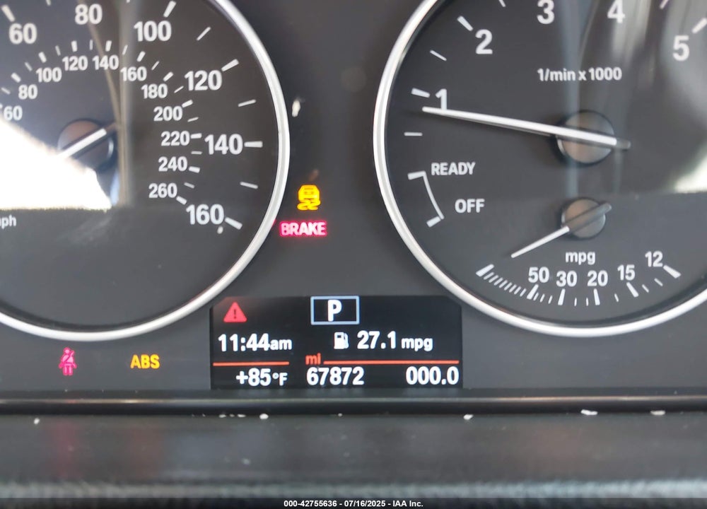 2015 BMW 3 SERIES VIN: WBA3B1C51FK141111