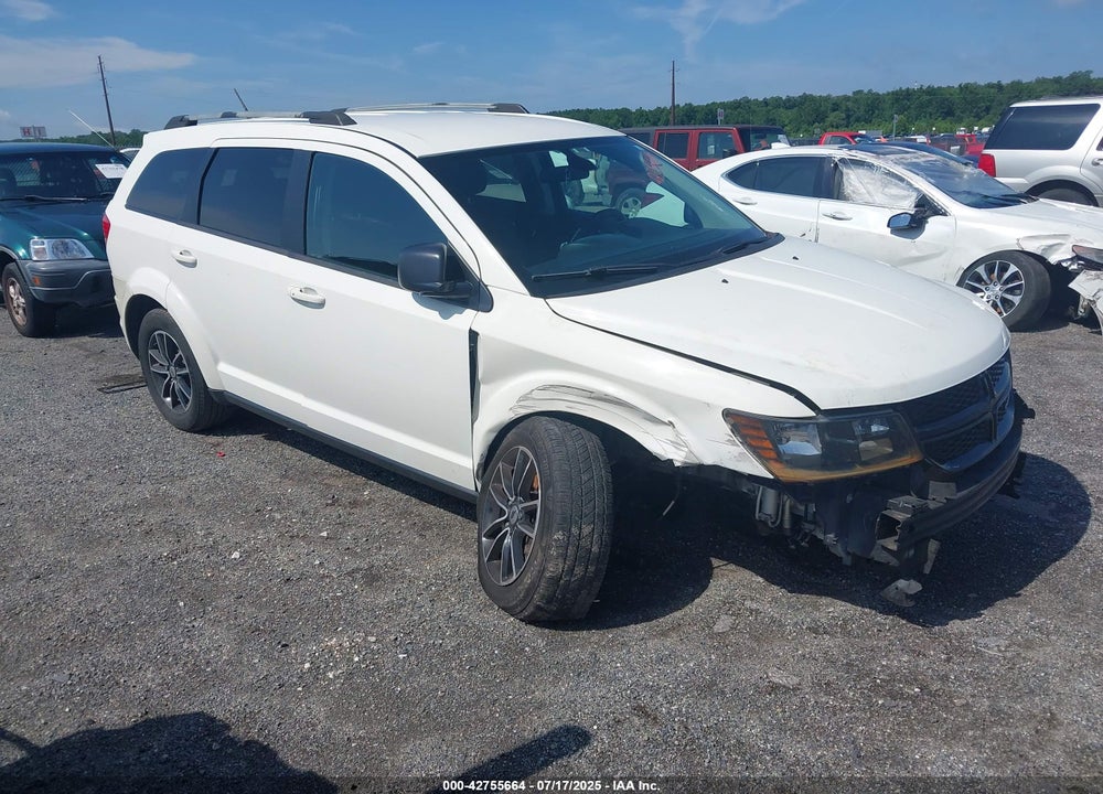 2018 DODGE JOURNEY SE VIN: 3C4PDCAB9JT347061