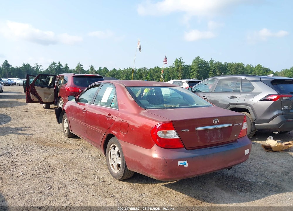 2002 TOYOTA CAMRY VIN: 4T1BF32KX2U030055