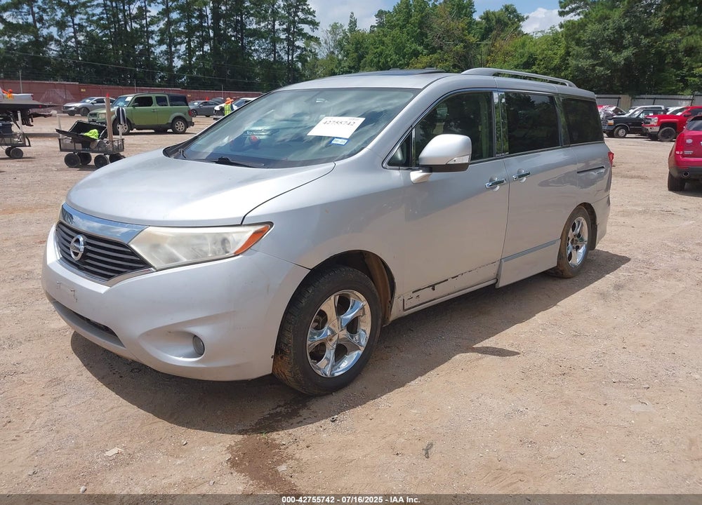 2012 NISSAN QUEST SL VIN: JN8AE2KP4C9045250