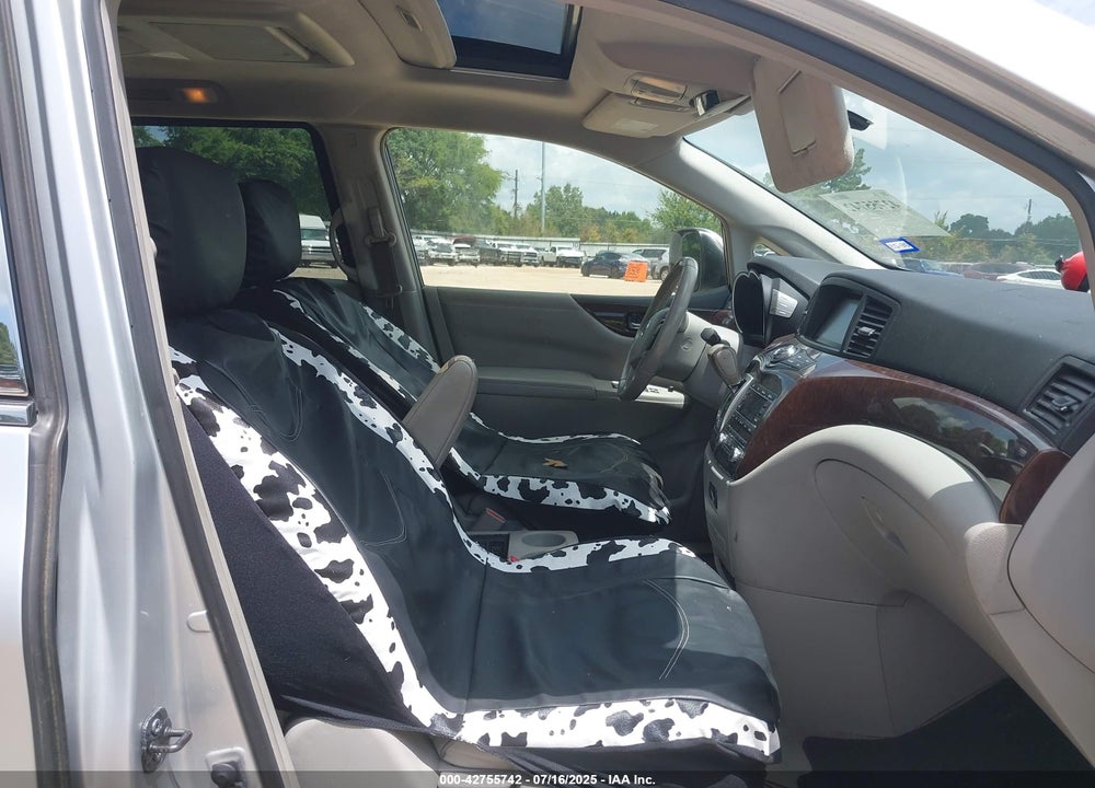 2012 NISSAN QUEST SL VIN: JN8AE2KP4C9045250