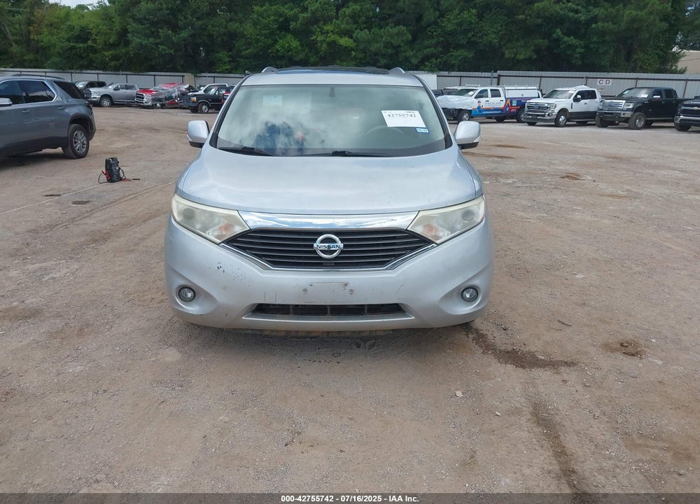 2012 NISSAN QUEST SL VIN: JN8AE2KP4C9045250