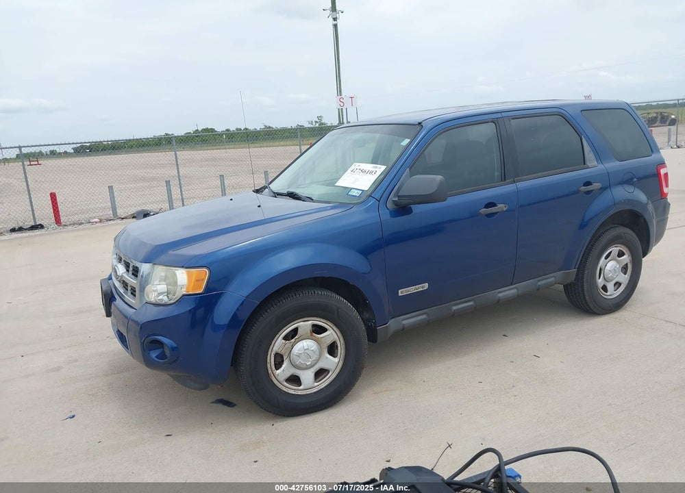 2008 FORD ESCAPE XLS/XLS MANUAL VIN: 1FMCU02Z18KE02392