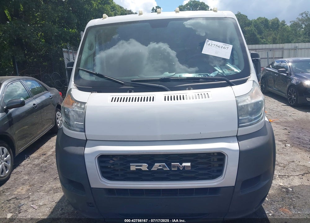 2019 RAM PROMASTER 1500 LOW ROOF 136 WB VIN: 3C6TRVAG2KE538843