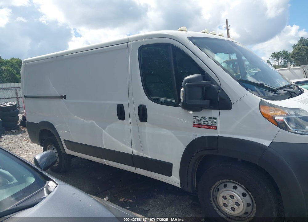 2019 RAM PROMASTER 1500 LOW ROOF 136 WB VIN: 3C6TRVAG2KE538843