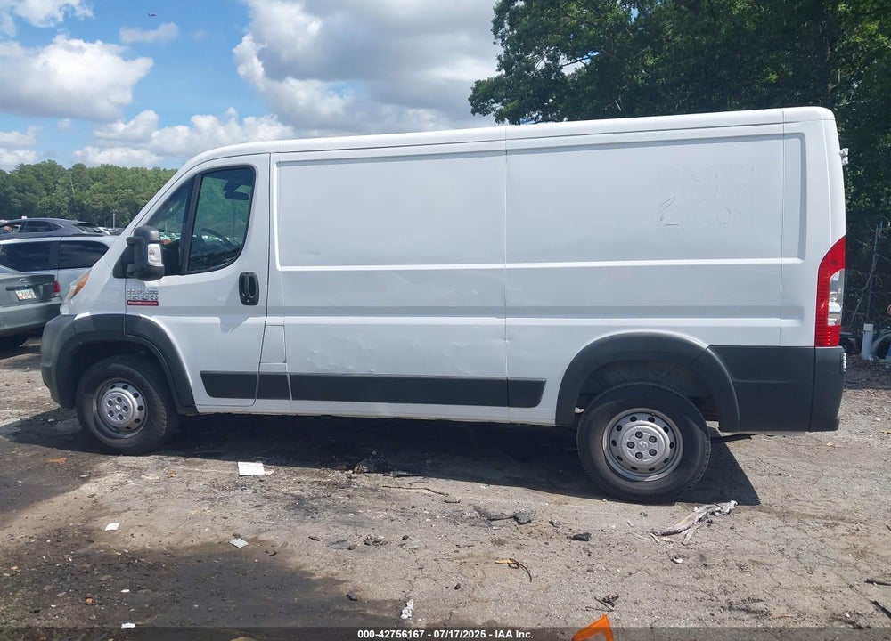 2019 RAM PROMASTER 1500 LOW ROOF 136 WB VIN: 3C6TRVAG2KE538843