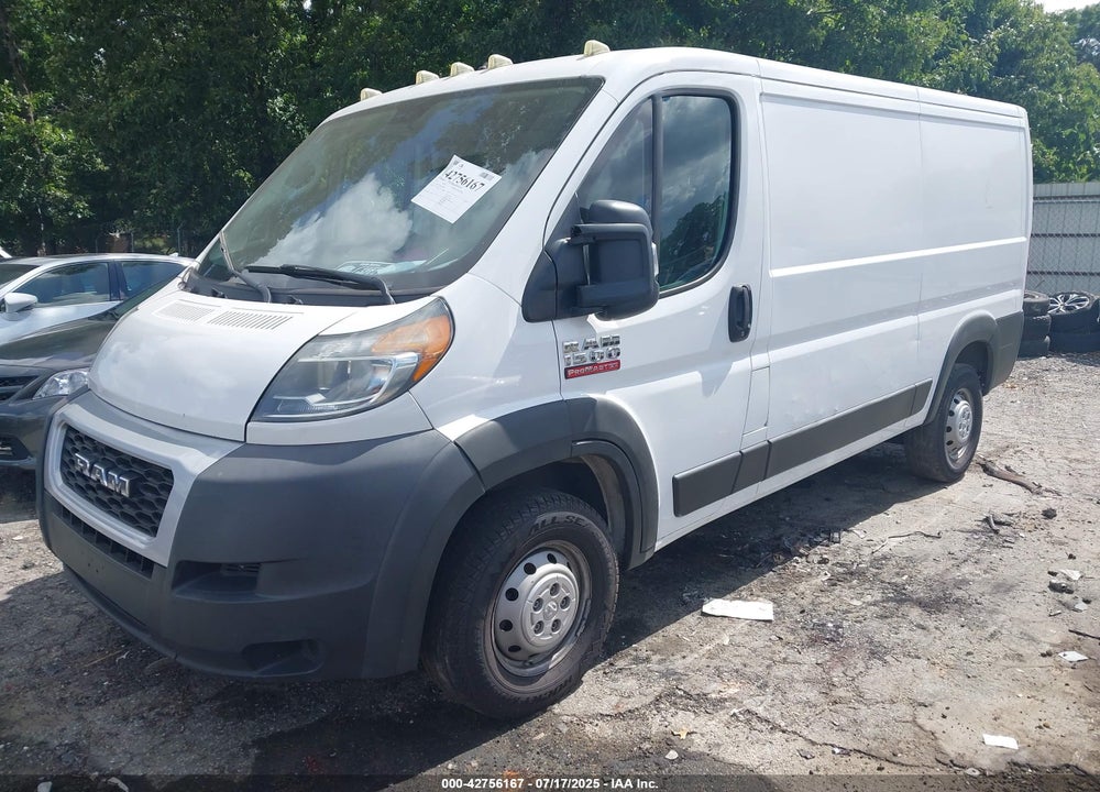 2019 RAM PROMASTER 1500 LOW ROOF 136 WB VIN: 3C6TRVAG2KE538843