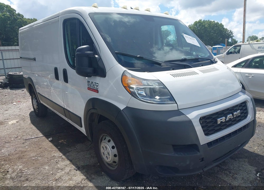 2019 RAM PROMASTER 1500 LOW ROOF 136 WB VIN: 3C6TRVAG2KE538843