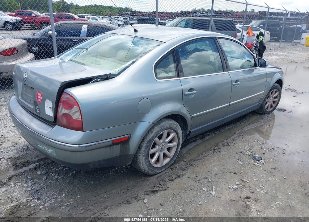 2004 VOLKSWAGEN PASSAT GLS VIN: WVWPD63B24P332392