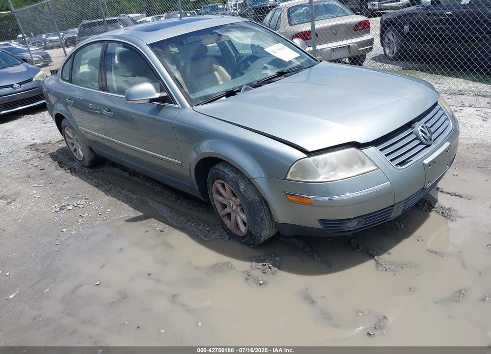2004 VOLKSWAGEN PASSAT GLS VIN: WVWPD63B24P332392