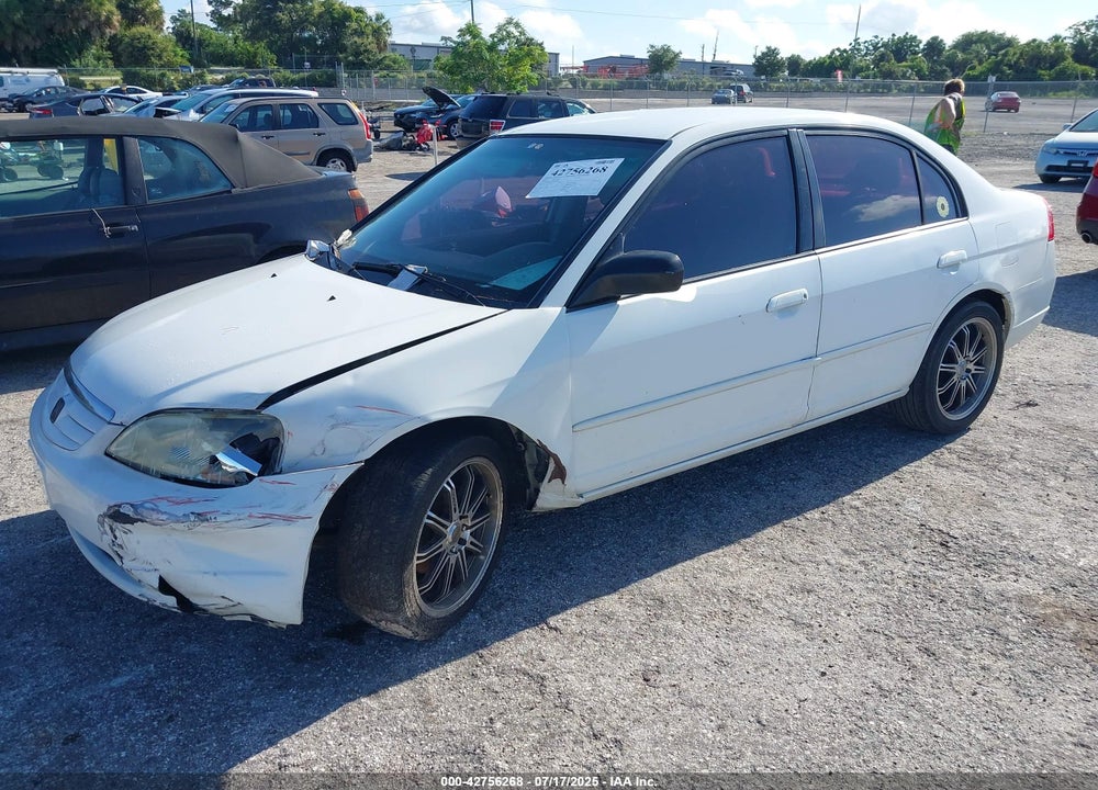 2003 HONDA CIVIC LX VIN: 2HGES15503H586324