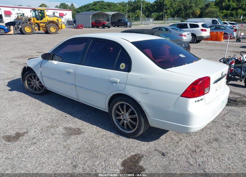 2003 HONDA CIVIC LX VIN: 2HGES15503H586324