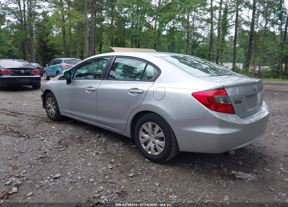 2012 HONDA CIVIC VIN: 19XFB2F53CE064306
