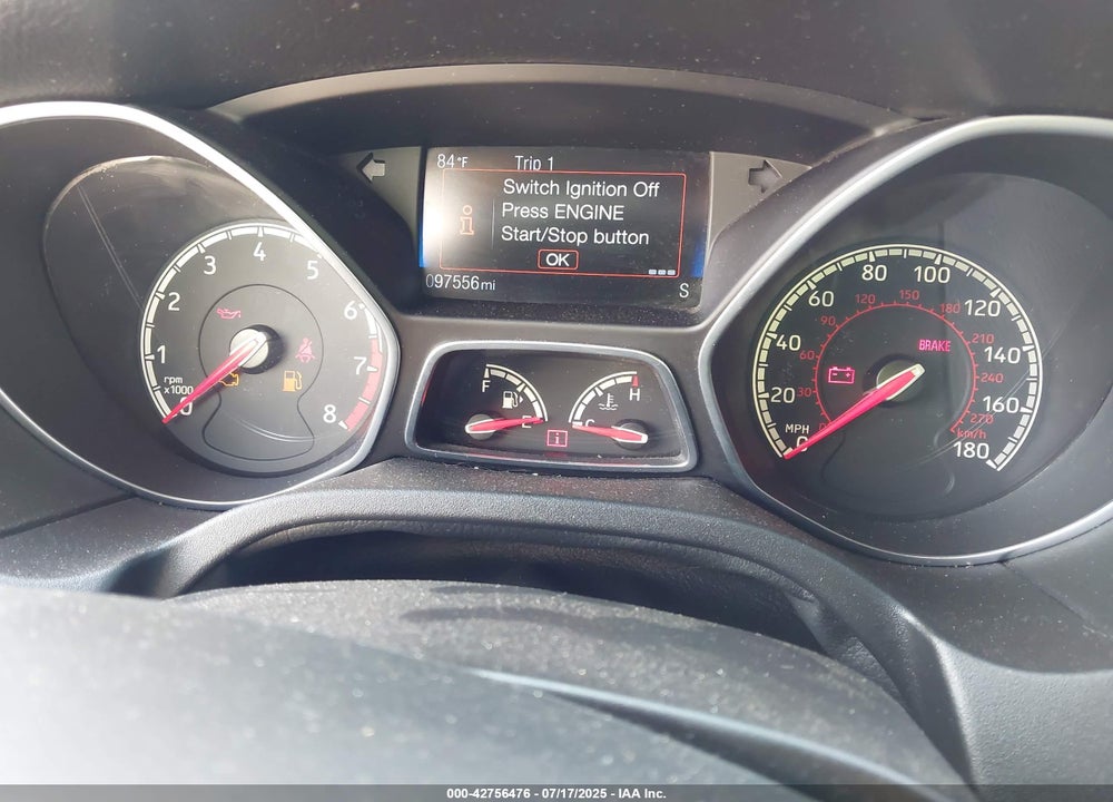 2016 FORD FOCUS VIN: 1FADP3L97GL301288