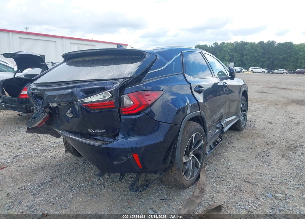 2016 LEXUS RX 450H VIN: 2T2BGMCA8GC001456
