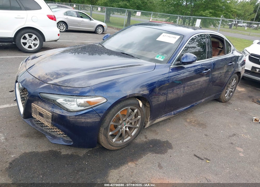 2018 ALFA ROMEO GIULIA AWD VIN: ZARFAEDN9J7563556