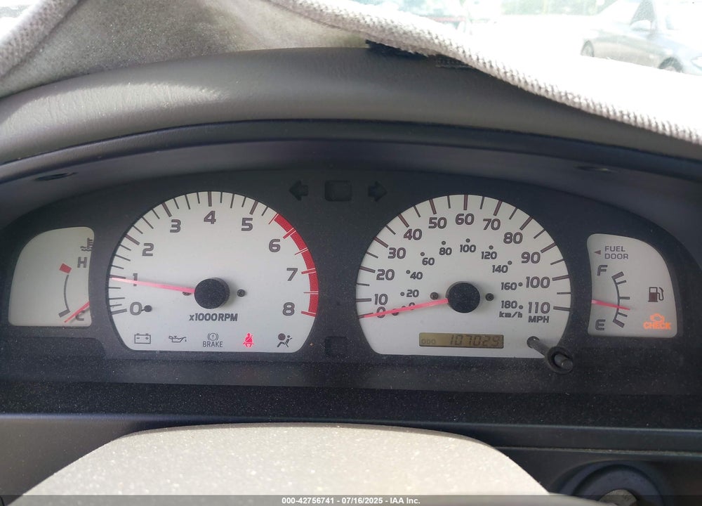 2001 TOYOTA TACOMA VIN: 5TENL42N01Z792746