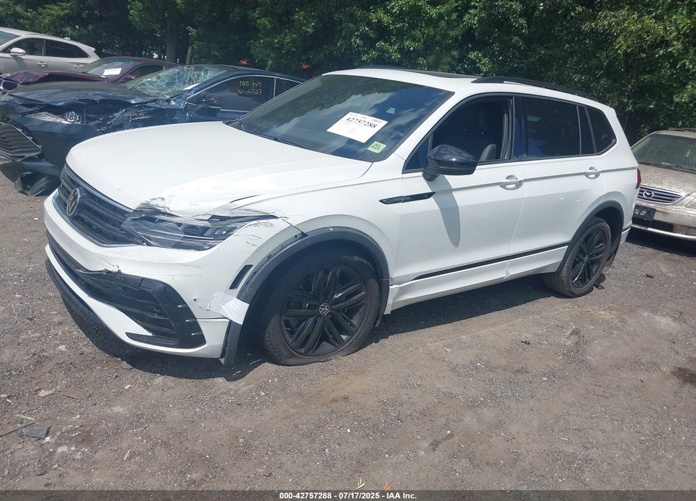 2022 VOLKSWAGEN TIGUAN 2.0T SE R-LINE BLACK VIN: 3VVCB7AX3NM064857