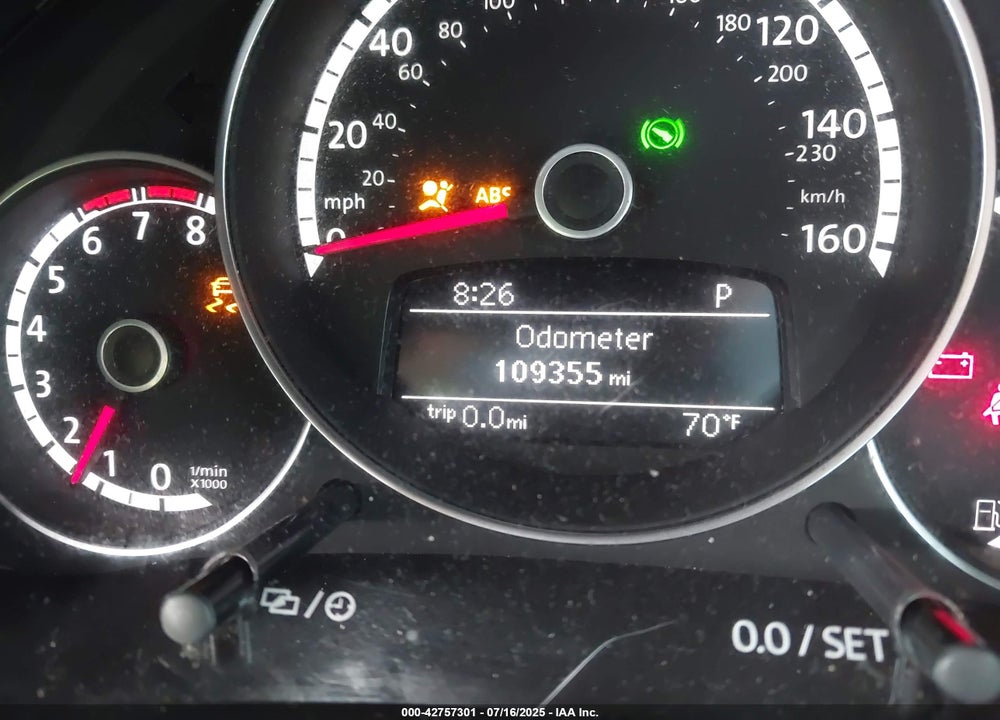 2014 VOLKSWAGEN BEETLE VIN: 3VW507AT3EM819495