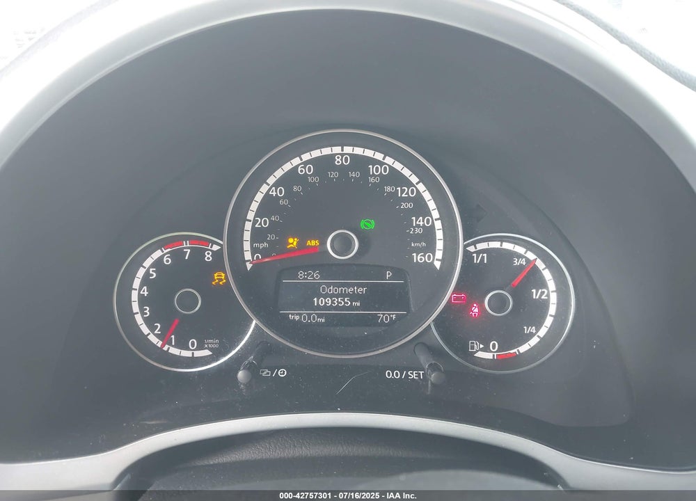 2014 VOLKSWAGEN BEETLE VIN: 3VW507AT3EM819495