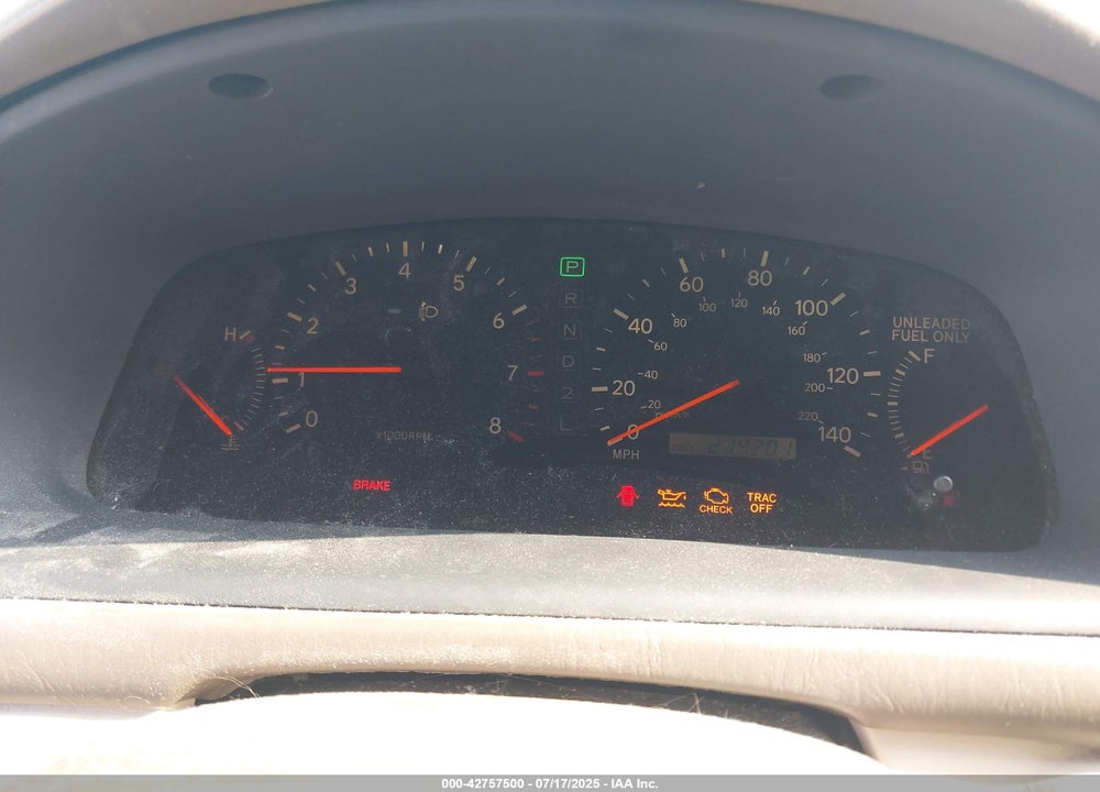2001 LEXUS ES 300 VIN: JT8BF28G310340179