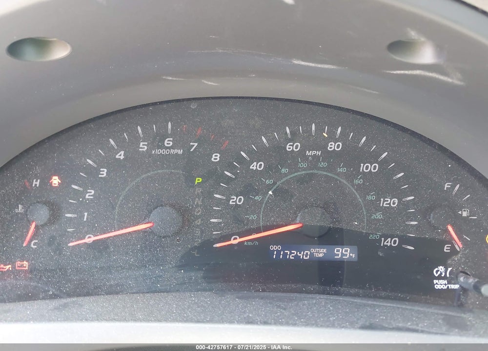 2008 TOYOTA CAMRY VIN: 4T1BE46K98U216407