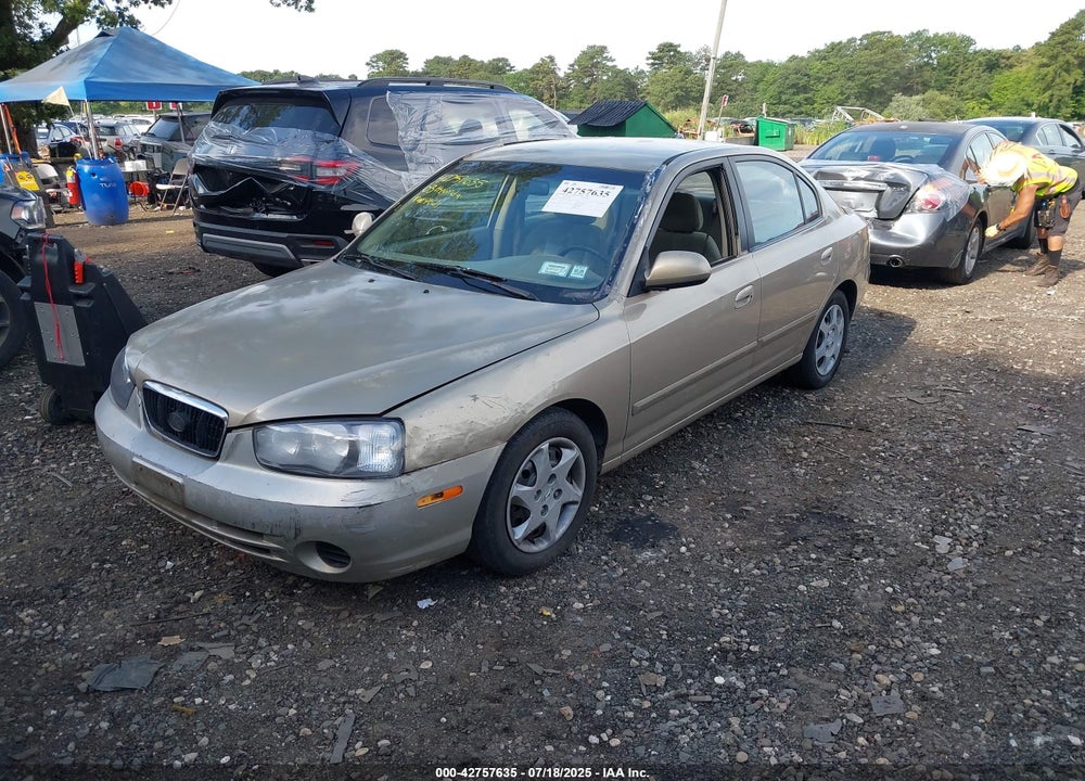 2003 HYUNDAI ELANTRA GLS/GT VIN: KMHDN45D43U617691