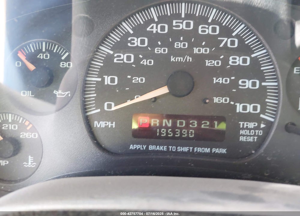 2001 CHEVROLET ASTRO VIN: 1GNDM19W11B153650