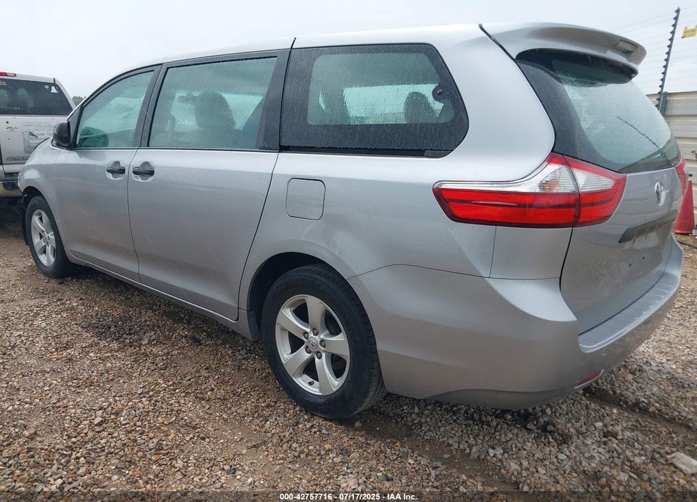 2015 TOYOTA SIENNA L 7 PASSENGER VIN: 5TDZK3DCXFS578779