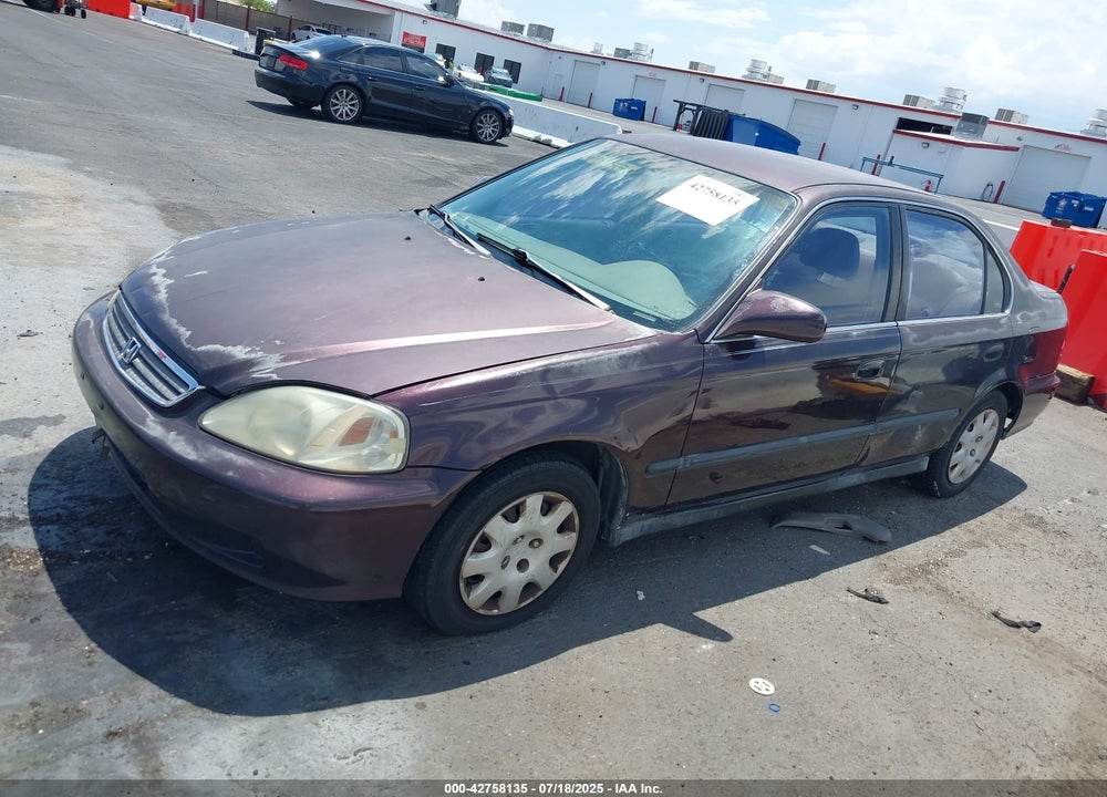 2000 HONDA CIVIC LX VIN: 1HGEJ6673YL042894