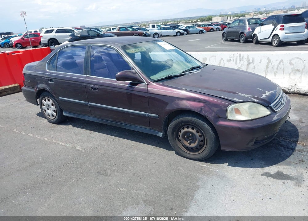 2000 HONDA CIVIC LX VIN: 1HGEJ6673YL042894