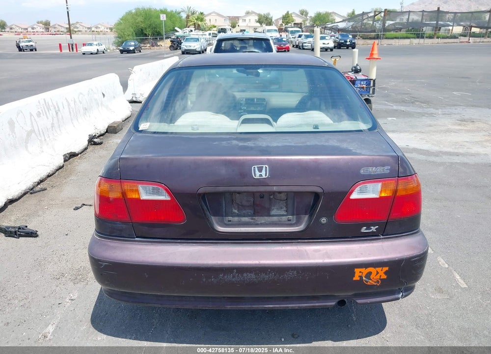 2000 HONDA CIVIC LX VIN: 1HGEJ6673YL042894