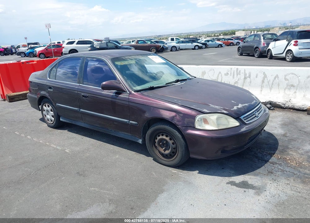 2000 HONDA CIVIC LX VIN: 1HGEJ6673YL042894