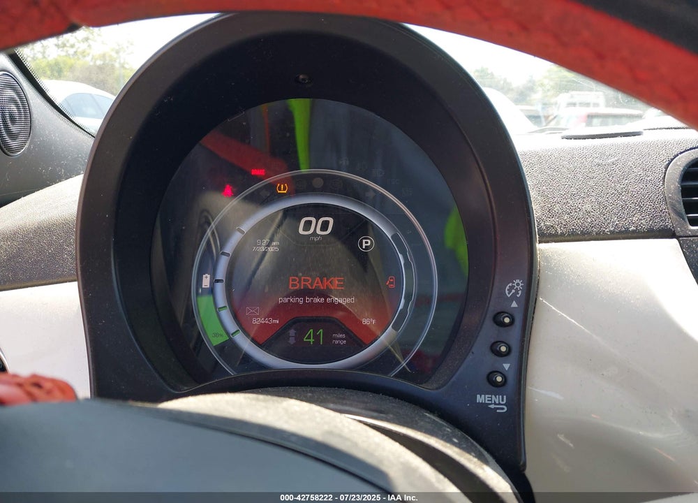 2014 FIAT 500E BATTERY ELECTRIC VIN: 3C3CFFGE2ET291177