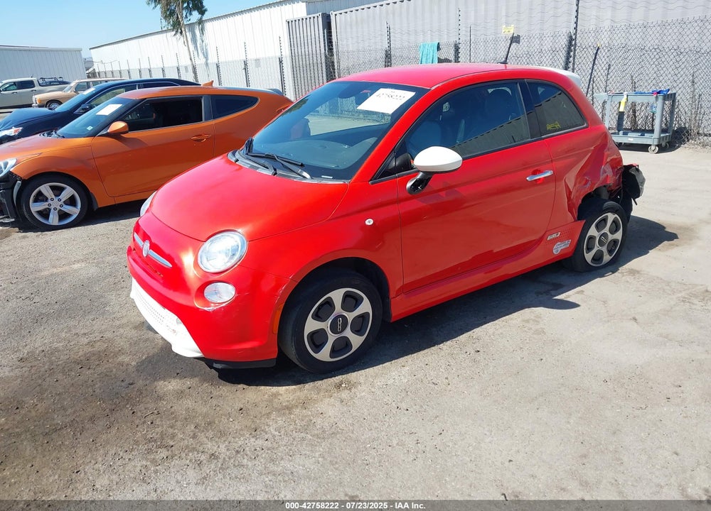 2014 FIAT 500E BATTERY ELECTRIC VIN: 3C3CFFGE2ET291177