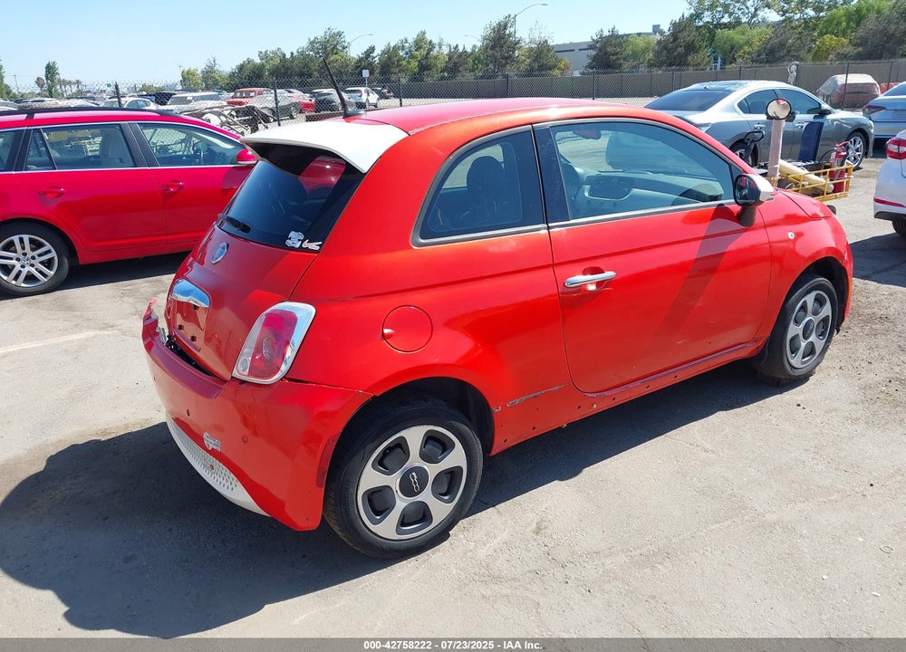 2014 FIAT 500E BATTERY ELECTRIC VIN: 3C3CFFGE2ET291177