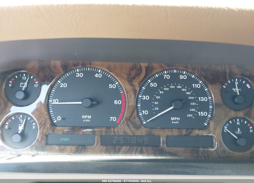 1996 JAGUAR XJ6 VIN: SAJHX1740TC766425