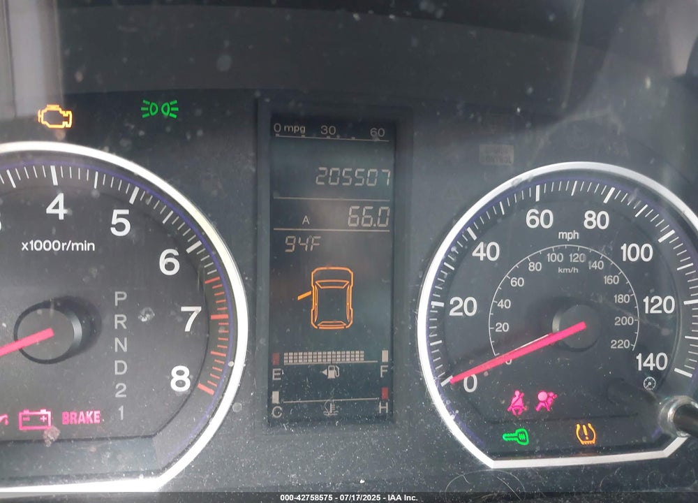 2008 HONDA CR-V VIN: JHLRE48758C049094