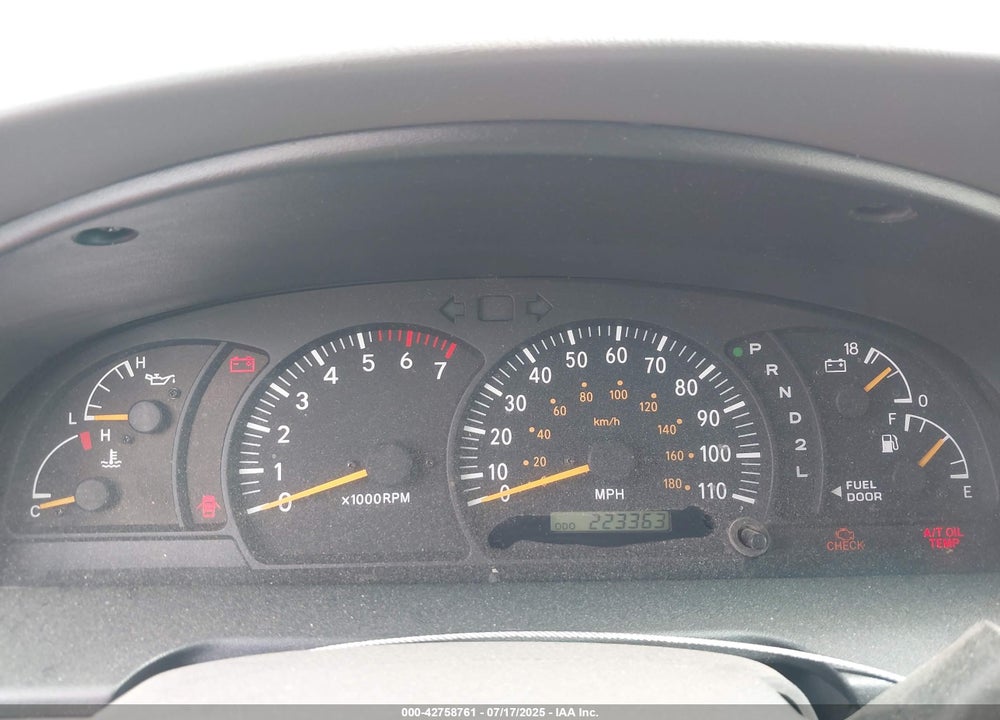 2002 TOYOTA TUNDRA VIN: 5TBBT44112S265464