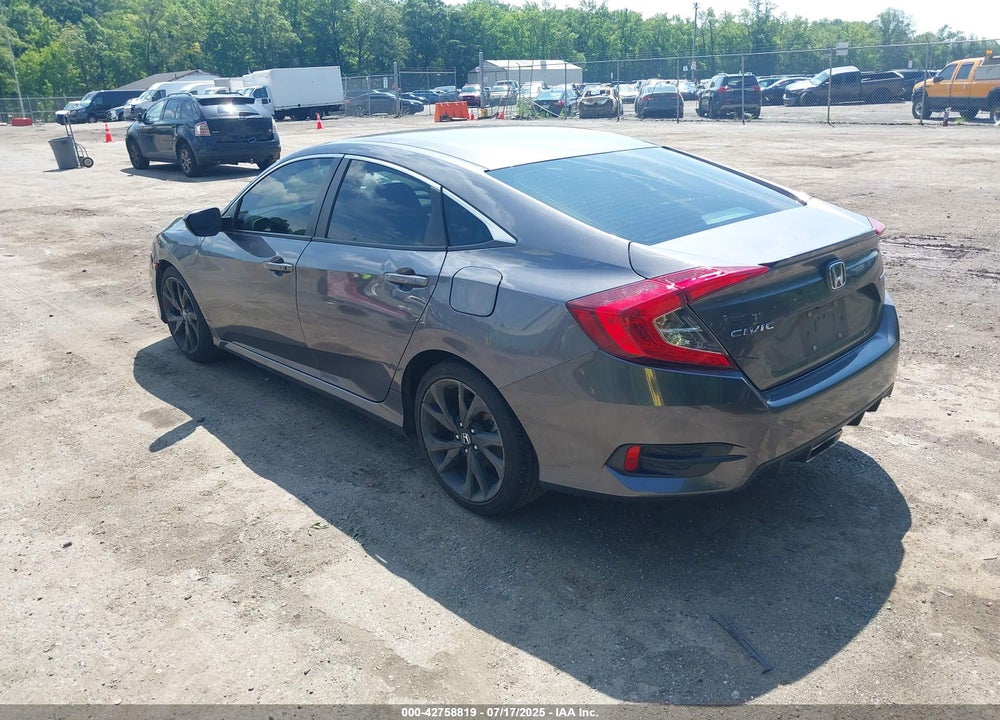 2021 HONDA CIVIC VIN: 19XFC2F81ME003593